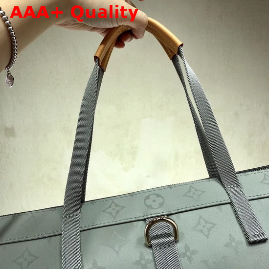 Louis Vuitton Zipped Tote Monogram Titanium Coated Canvas M43887 Replica