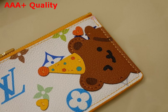 Louis Vuitton Zippy Card Holder with Printed Bear Multicolor Monogram Canvas Replica