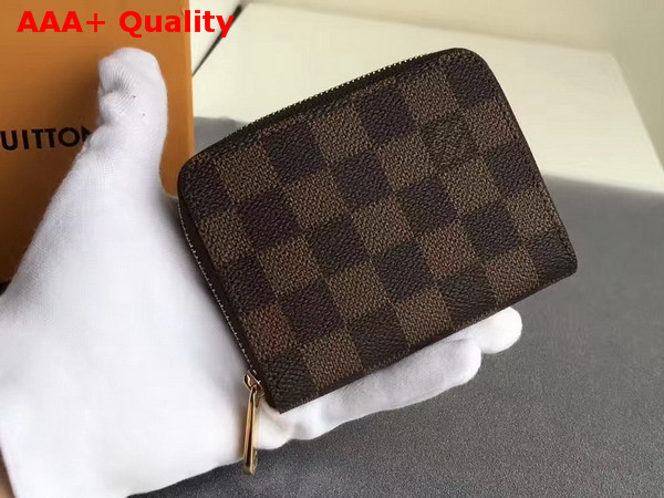 Louis Vuitton Zippy Coin Purse Damier Ebene Canvas N63070 Replica