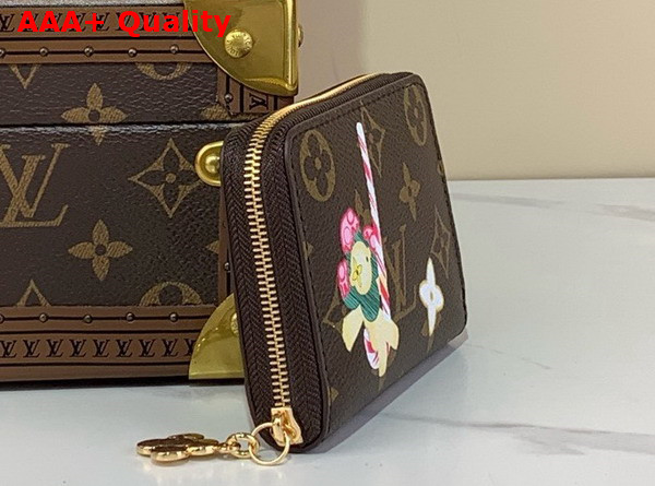 Louis Vuitton Zippy Coin Purse Monogram Candy Red from the Candy Factory Capsule M12210 Replica