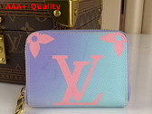Louis Vuitton Zippy Coin Purse in Multicolor Giant Monogram Canvas Replica