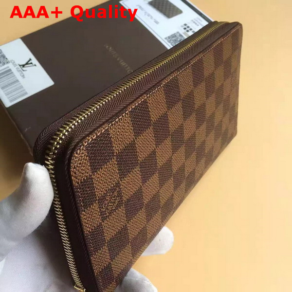 Louis Vuitton Zippy Organiser Damier Ebene Canvas N60003 Replica