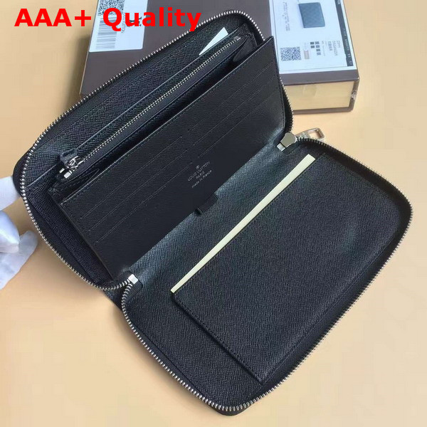 Louis Vuitton Zippy Organiser Damier Graphite Canvas N63077 Replica