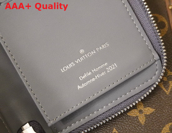 Louis Vuitton Zippy Vertical Wallet in Monogram Mirror Coated Canvas M80808 Replica