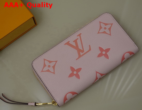 Louis Vuitton Zippy Wallet Bouton de Rose Monogram Empreinte Leather M80403 Replica