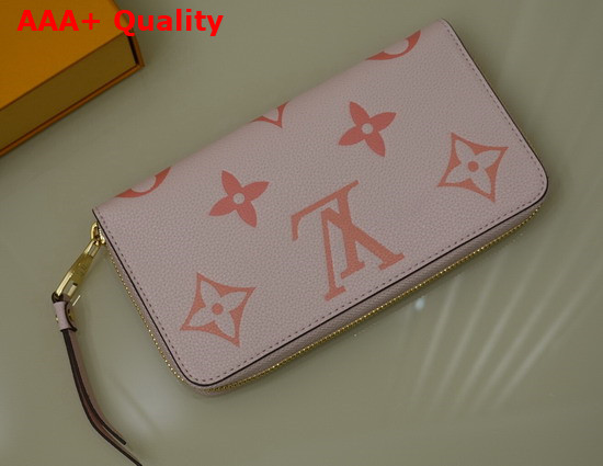 Louis Vuitton Zippy Wallet Bouton de Rose Monogram Empreinte Leather M80403 Replica