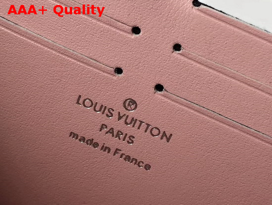 Louis Vuitton Zippy Wallet Magnolia Mahina Perforated Calfskin Leather M61868 Replica