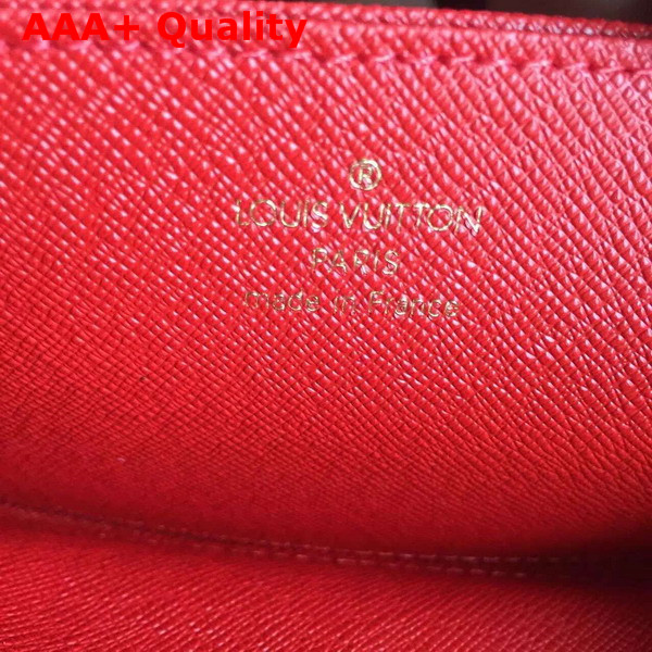 Louis Vuitton Zippy Wallet Monogram Canvas Coquelicot M41896 Replica