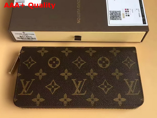 Louis Vuitton Zippy Wallet Monogram Canvas Coquelicot M41896 Replica