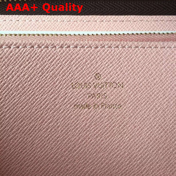 Louis Vuitton Zippy Wallet Monogram Canvas Rose Ballerine M41894 Replica