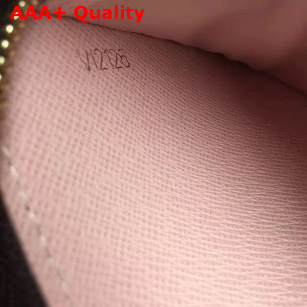 Louis Vuitton Zippy Wallet Monogram Canvas Rose Ballerine M41894 Replica