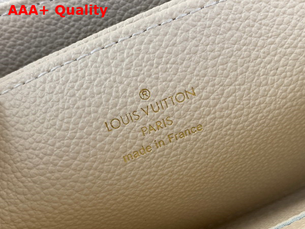 Louis Vuitton Zippy Wallet Monogram Empreinte Leather Creme Rose Trianon M81914 Replica