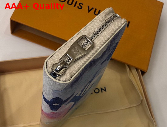 Louis Vuitton Zippy Wallet Vertical Monogram Watercolor Multico Coated Canvas M80499 Replica