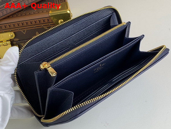 Louis Vuitton Zippy Wallet in Blue Monoglam Coated Canvas M82468 Replica