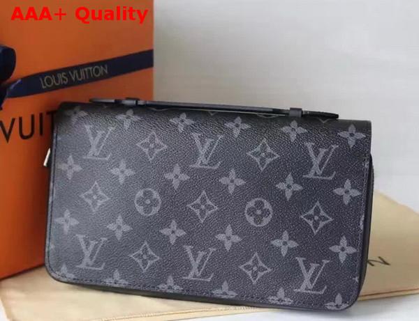 Louis Vuitton Zippy XL Wallet Monogram Eclipse M61698 Replica