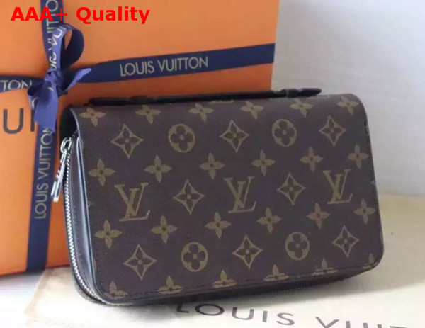 Louis Vuitton Zippy XL Wallet Monogram Macassar Canvas M61506 Replica