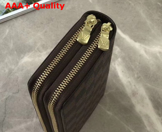 Louis Vuitton Zippy XL Wallet in Damier Ebene Canvas Replica