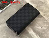 Louis Vuitton Zippy XL Wallet in Damier Graphite Canvas Replica