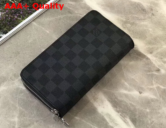 Louis Vuitton Zippy XL Wallet in Damier Graphite Canvas Replica
