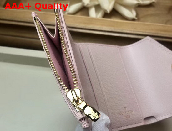 Louis Vuitton Zoe Wallet Eau de Rose Damier Azur Canvas and Cowhide Leather N60168 Replica