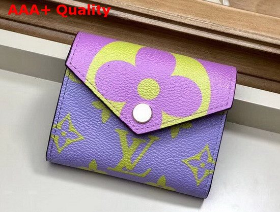 Louis Vuitton Zoe Wallet Pink Lila Monogram Coated Canvas M67670 Replica