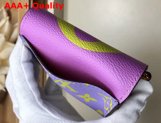 Louis Vuitton Zoe Wallet Pink Lila Monogram Coated Canvas M67670 Replica