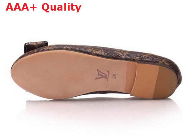 Louis Vuitton ballerina shoes in monogram canvas Replica