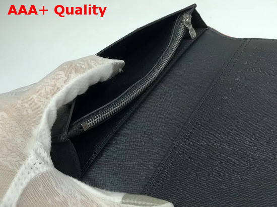 Louis Vuittonhhi Brazza Wallet Damier Graphite Coated Canvas Replica