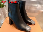 Louise Ankle Boot in Black Calf Leather 1A8NND Replica
