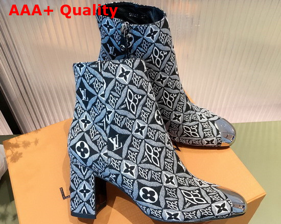 Louise Ankle Boot in Jacquard Since 1854 Textile Replica