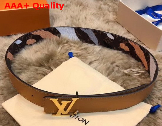 Lvxlol LV Iconic 40mm Reversible Belt Gold Silver Replica