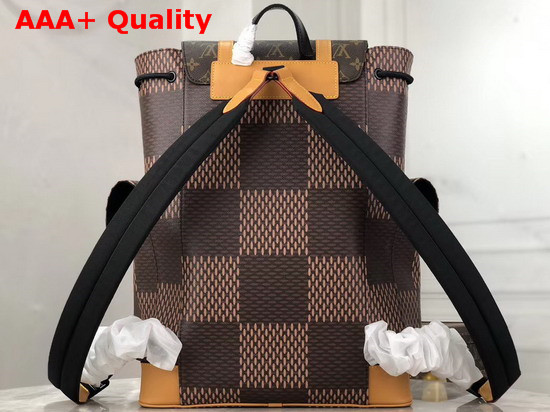 Virgil Abloh and Nigo Debut Louis Vuitton Christopher Backpack Giant Damier Ebene Canvas and Monogram Canvas Replica