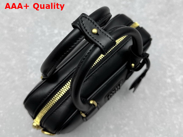 Miu Miu Arcadie Leather Bag in Black 5BB123 Replica