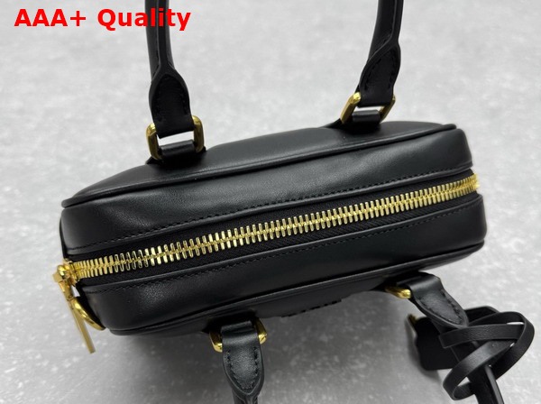 Miu Miu Arcadie Leather Bag in Black 5BB123 Replica