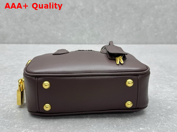 Miu Miu Arcadie Leather Bag in Briarwood 5BB123 Replica