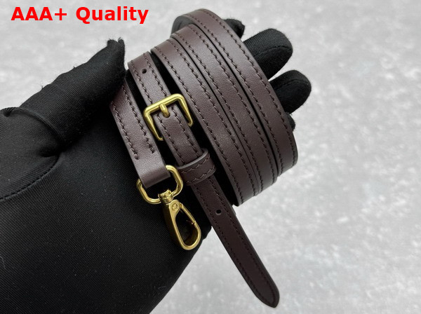 Miu Miu Arcadie Leather Bag in Briarwood 5BB123 Replica