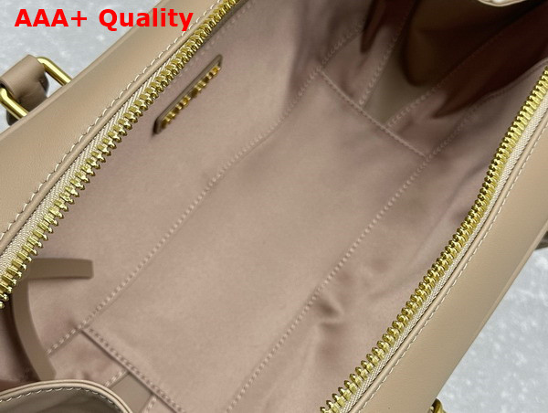 Miu Miu Arcadie Leather Bag in Cameo 5BB148 Replica