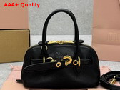 Miu Miu Aventure Mini Nappa Leather Bag in Black 5BP090 Replica