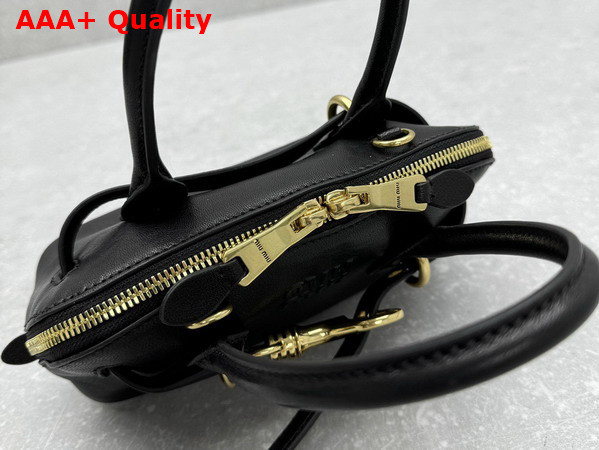 Miu Miu Aventure Mini Nappa Leather Bag in Black 5BP090 Replica