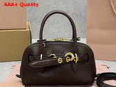 Miu Miu Aventure Mini Nappa Leather Bag in Briarwood 5BP090 Replica