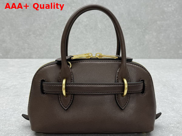 Miu Miu Aventure Mini Nappa Leather Bag in Briarwood 5BP090 Replica