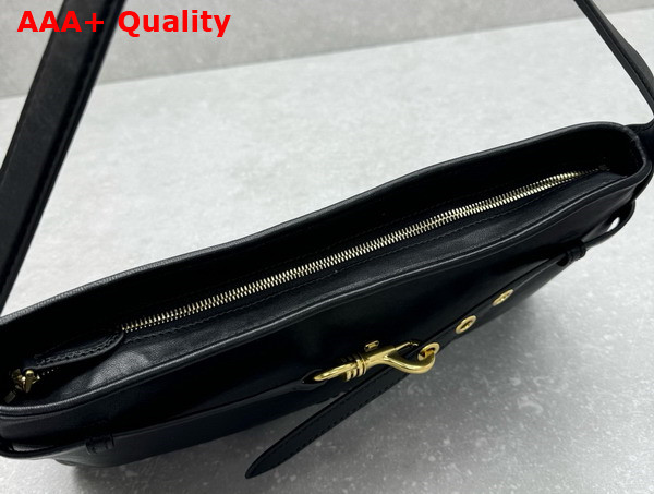 Miu Miu Aventure Nappa Leather Bag in Black 5BC181 Replica