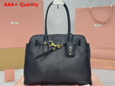 Miu Miu Aventure Nappa Leather Bag in Black 5BG291 Replica