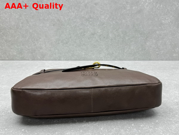 Miu Miu Aventure Nappa Leather Bag in Briarwood 5BC181 Replica