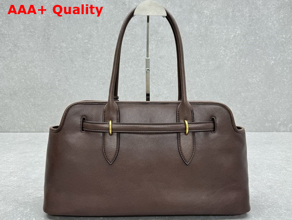 Miu Miu Aventure Nappa Leather Bag in Briarwood 5BG310 Replica