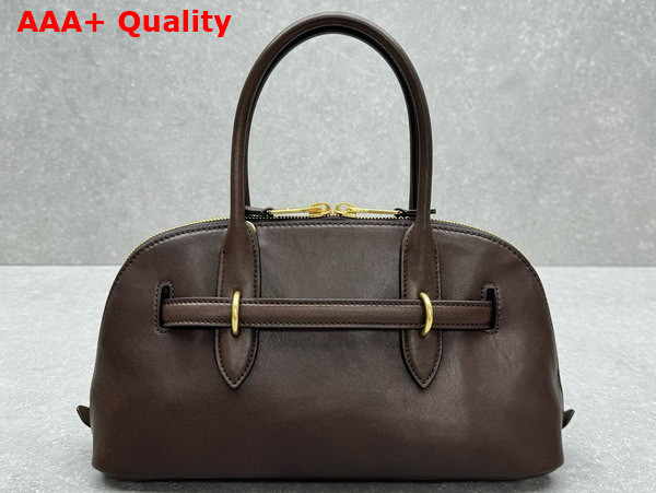 Miu Miu Aventure Nappa Leather Top Handle Bag in Briarwood 5BB168 Replica