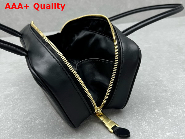Miu Miu Beau Leather Bag in Black 5BB173 Replica