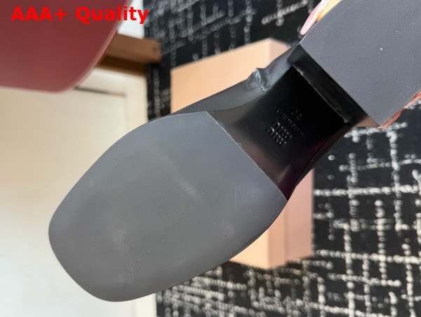 Miu Miu Calf Leather Booties in Black 5T520E Replica