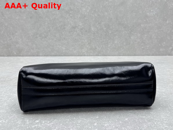 Miu Miu Caprice Leather Handbag in Black Replica