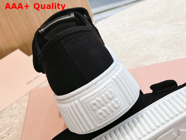 Miu Miu Denim Sneakers in Black 5E890D Replica
